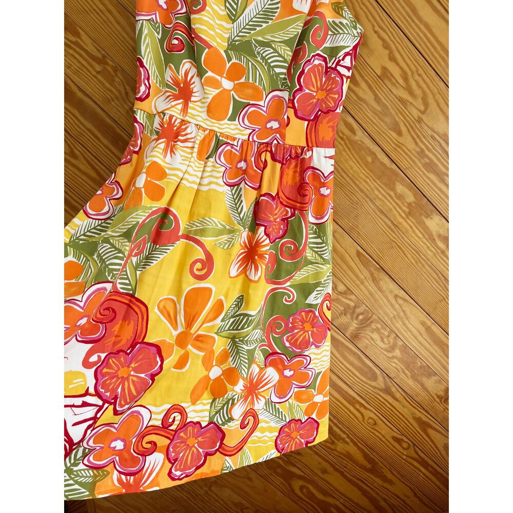 Vintage David Meister Floral Fit and Flare Dress - Picture 3 of 6